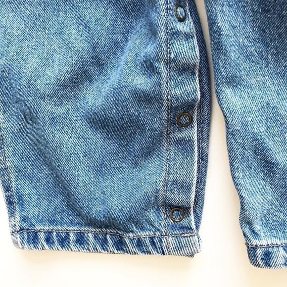 Vintage Baby guess baggy denim overalls 18m - Picture 4 of 7